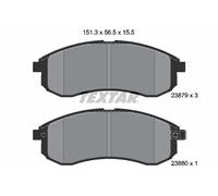 2387902 TEXTAR Kit pastiglie freno, Freno a disco per MITSUBISHI