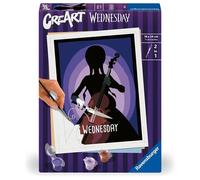 Ravensburger - CreArt Serie Trend D, Wednesday, Dipingere con i Numeri, Kit Pitt