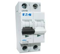 239066 Magnetotermico Eaton FAZ6 16A 1P+N curva C 6KA 2 moduli