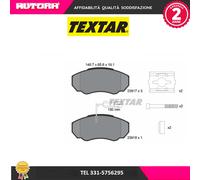 2391701 Kit pastiglie freno, Freno a disco anteriore (MARCA-TEXTAR)..