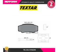 TEXTAR 2392101 Kit pastiglie freni