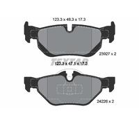 2392701 TEXTAR Kit pastiglie freno, Freno a disco per ,BMW,BMW (BRILLIANCE),ZINO