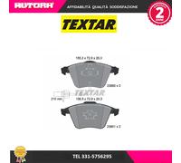2395001 Kit pastiglie freno, Freno a disco anteriore (MARCA TEXTAR)..