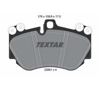 2396101 TEXTAR Kit pastiglie freno, Freno a disco per AUDI,LAMBORGHINI,PORSCHE
