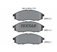 2397001 TEXTAR Kit pastiglie freno, Freno a disco per BAIC-ORV,DONGFENG (DFAC),N