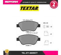 2398202 Kit pastiglie freno a disco ant (TEXTAR)