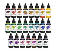 23x 30ml Fluids Alcohol Ink Set vernici trasparenti, inchiostro ad alcool per Fluid Art, argilla polimerica e Resin Art