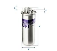 24.001.00 Filtro carburante Ufi