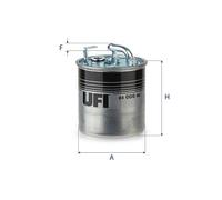 24.006.00 Filtro carburante Ufi