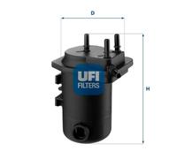 24.052.00 Filtro carburante Ufi