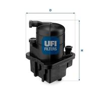 24.088.00 Filtro carburante Ufi
