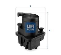 24.088.00 UFI Filtro carburante per RENAULT