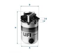 24.095.00 Filtro carburante Ufi