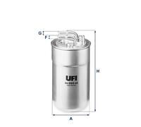 24.099.00 UFI Filtro carburante per OPEL,VAUXHALL