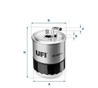 24.107.00 Filtro carburante Ufi