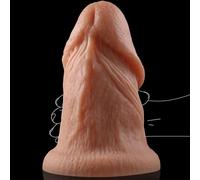24 × 11,5 cm Dildo Realistico XXL Enorme, Fallo Gigante Diametro Estremo con Texture Della Carne Realistico per Sfide Anale e Allungamento Anal, Carne Sex Toys Senza Palle per Donne Uomini Gay BDSM