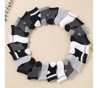 24/12/1 Paio di calzini casual elastici a righe minimalisti. Questo calzino corto è adatto per uomini, donne e bambini. Di moda e versatile, adatto per tutte le stagioni. Stile minimalista e versatile