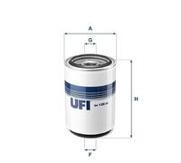24.138.00 UFI Filtro carburante per KING LONG,VOLVO