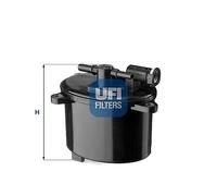 24.156.00 UFI Filtro carburante per CITROËN,FIAT,FORD,JAGUAR,LANCIA,LAND ROVER,M