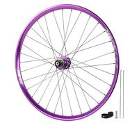 24/26/27,5/29'' Bici Da Dirt Jump QR Ruota Anteriore Viti Di Bloccaggio Ruote Posteriori Per DH/AM/Mountain Bike Cerchi In Lega Di Alluminio Per 8-12 Velocità 32 Fori(Rear-purple,27.5in)