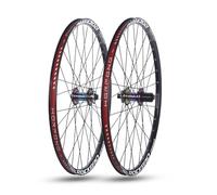 24/26/27,5/29'' Perno Passante Set Di Ruote Per Mountain Bike Cerchi In Lega Di Alluminio 15x100mm/12x142mm Freno A Disco Mozzi 32H Per 7/8/9/10/11 Velocità(Dazzling Color,26'')