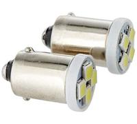 24/28V Hyper-Led 4 - 4 SMD x 1 chips - (T4W) - BA9s - 2 pz - D/Blister - Bianco