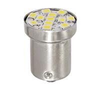 24/28V Led Series 12 Smd x 1 chip (R5W-R10W) BA15s 1 pz Scatola Bianco Doppia po