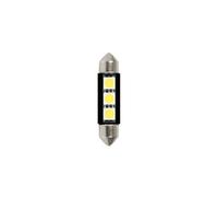 24/28V Led Series 3 SMD x 3 chips 10x39 mm SV8,5-8 2 pz Scatola Bianco Doppia po