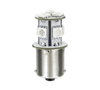 24/28V Led Series 8 SMD x 3 chips (P21W) BA15s 1 pz Scatola Bianco Doppia polari