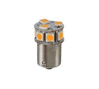 24/32V Led series - 10 SMD x 1 chip - (P21W) - BA15s - 20 pz - Busta - Arancio -