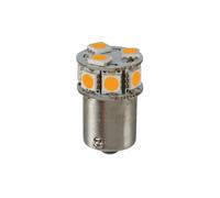 24/32V Led series 10 SMD x 1 chip (P21W) BA15s 20 pz Busta Arancio Doppia polari