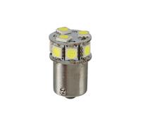24/32V Led series 10 SMD x 1 chip (P21W) BA15s 20 pz Busta Bianco Doppia polarit
