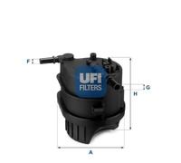 24.343.00 Filtro carburante Ufi