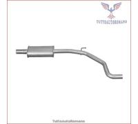 24.36.06 Silenziatore centrale Imasaf per FIAT GRANDE PUNTO