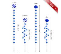 24/36/50pcs Riccio Caramelle Natale Ornamenti Rosso Bianco Vacanza Tema Casa