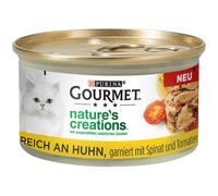 24/36 x 85 g + 8/12 gratis! 32/48 x 85 g Gourmet Nature's Creations - 48 x 85 g Tonno con Pomodori & Riso