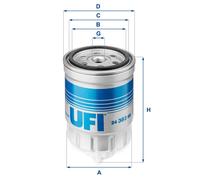 24.383.00 Filtro carburante Ufi