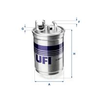 24.400.00 Filtro carburante Ufi