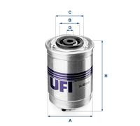 24.401.00 Filtro carburante Ufi