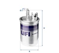 24.409.00 UFI Filtro carburante per FORD