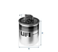 24.416.00 Filtro carburante Ufi