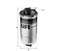 24.428.00 UFI Filtro carburante per SEAT,SKODA,VW