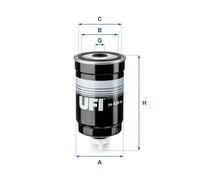 UFI Filters 24.439.00 Filtro Carburante
