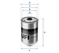 24.441.00 Filtro carburante Ufi