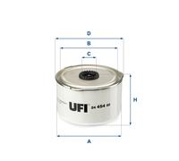24.454.00 Filtro carburante Ufi