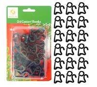 24/48 Pezzi Ganci Clip Decorativi Per Luci Di Natale Da Esterno