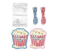 24/48 sacchetti per a tema giorno speciale con pennarelli 8x10 cm per, accessori per la regali, trasferimenti sicuri per amanti degli alimenti