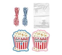 24/48 sacchetti per a tema giorno speciale con pennarelli 8x10 cm per, accessori per la regali, trasferimenti sicuri per amanti degli alimenti