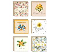 24/48 thank you cards - thank you cards multipack with envelopes - greeting cards for wedding, kids, graduation - Fully recyclable and Eco-friendly cards - 300 GSM by Giftinghouse