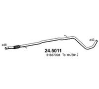 24.5011 ASSO TUBO MARMITTA CENTRALE PER LANCIA YPSILON III 1.2 05/11-02/12